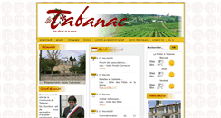 Desktop Screenshot of mairie-tabanac.fr